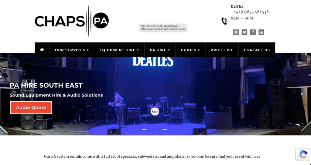 Unleash the Power of Sound: Elevate Your Event with Chaps PA